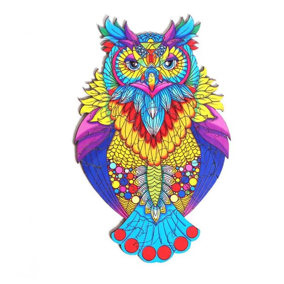 Wooden Figured Puzzle-Owl
