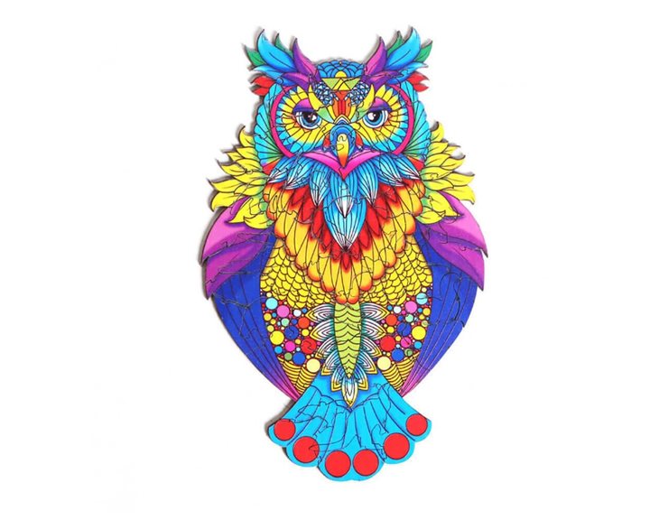 Wooden Figured Puzzle-Owl