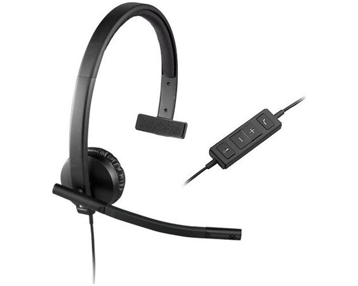 Logitech Headset 3,5mm H570e mono (981-000571) (LOGH570E)