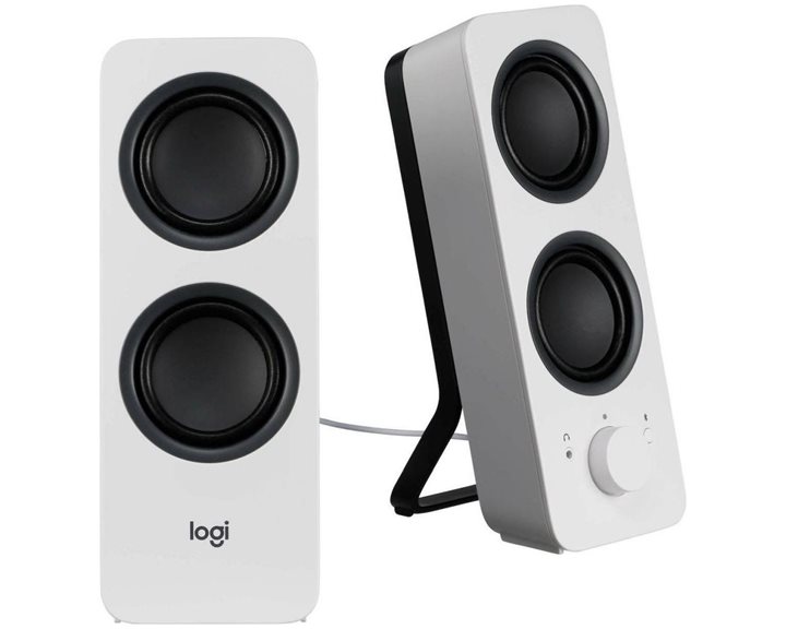 Logitech Z207 2.0 Bluetooth Speakers (White) (LOGZ207)