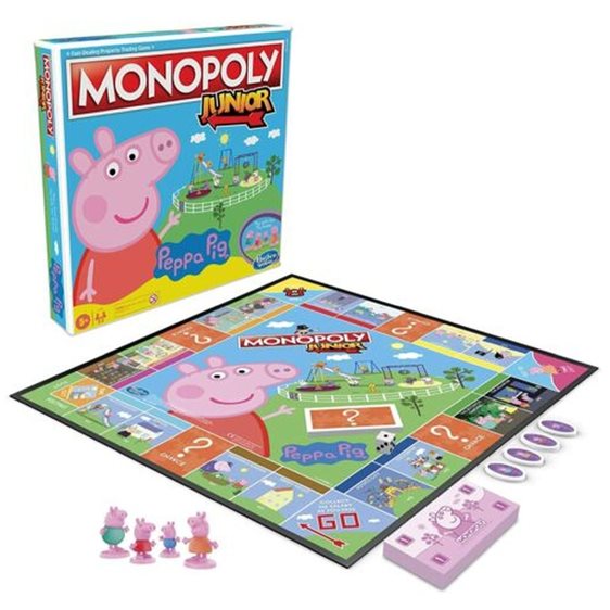 Hasbro Επιτραπέζιο Monopoly Junior Game Peppa Pig Edition F1656