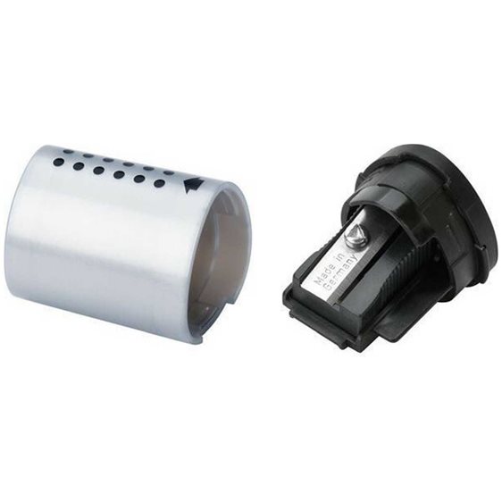 Ξύστρα Faber-Castell  Mini Grip Ασημί 183700