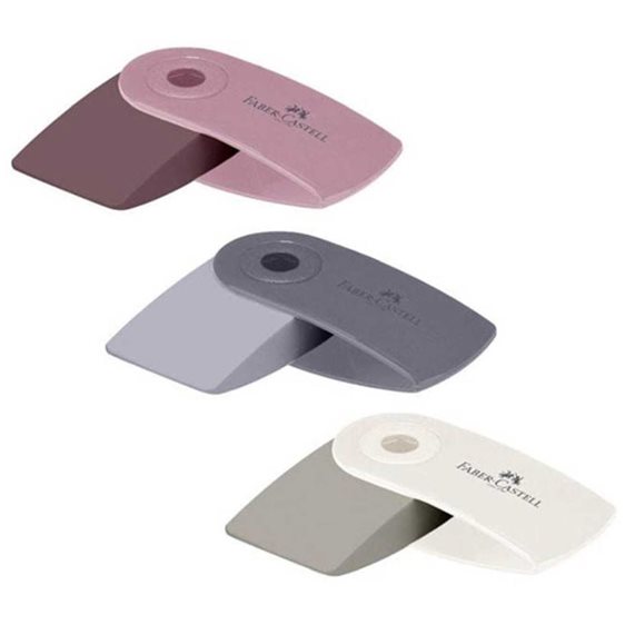 Γόμα Faber Castel Μινι Sleeve Ροζέ Shadow/Γκρί/Coconu 182434