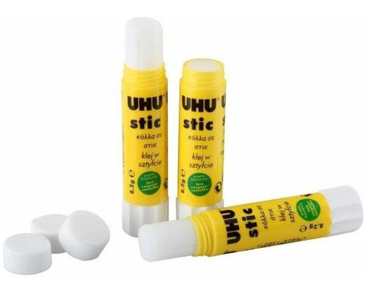 Κόλλα UHU Stick 8,2gr 2+1 Φυσική Κόλλα 98%