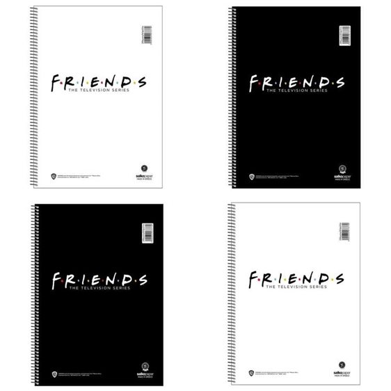 Τετράδιο Σπιράλ 17x25 Salko Friends Vol.1  4Θεμ.120φυλ. 7374