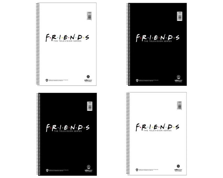 Τετράδιο Σπιράλ 17x25 Salko Friends Vol.1  4Θεμ.120φυλ. 7374