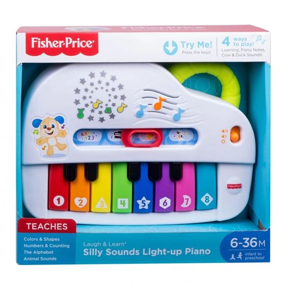 Mattel Fisher Price Laugh And Learn Εκπαιδευτικό Πιάνο Με Φώτα GFV21