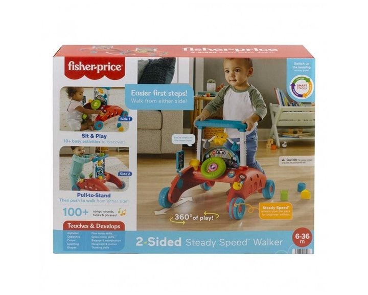 Fisher-Price Εκπαιδευτική Στράτα - Αυτοκινητάκι 3 σε 1