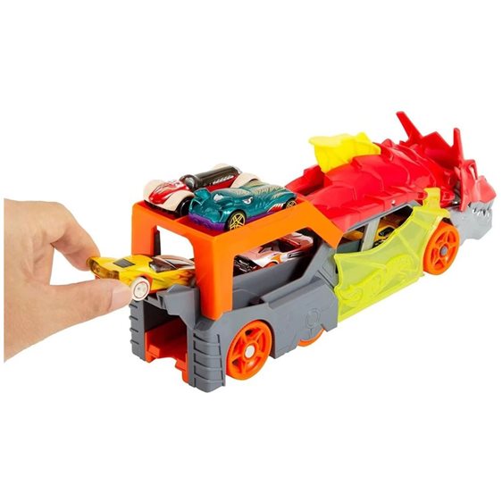 Mattel Hot Wheels Dragon Launch Transporter Νταλίκα Δράκος