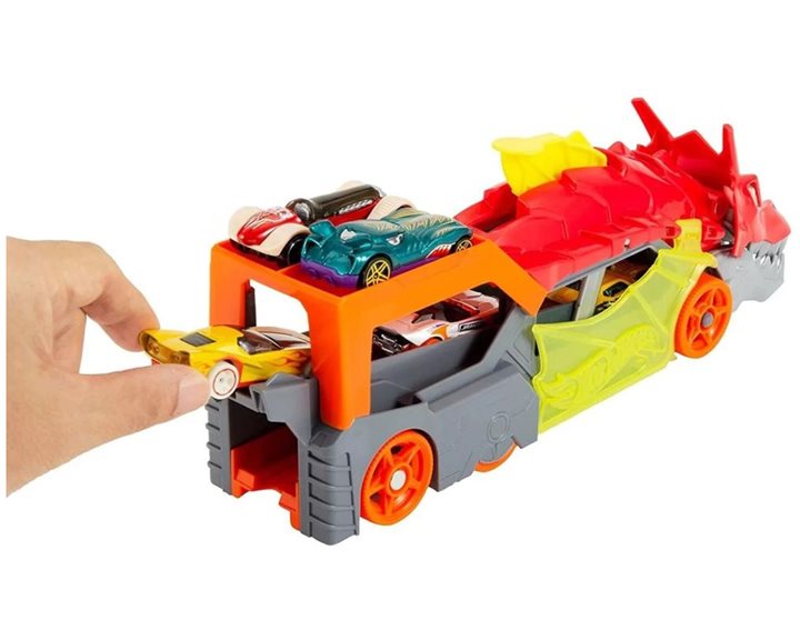Mattel Hot Wheels Dragon Launch Transporter Νταλίκα Δράκος
