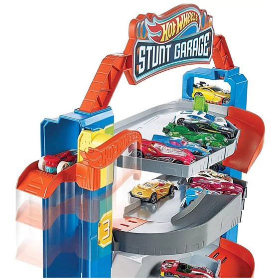 Mattel Hot Wheels City Stunt Γκαράζ Play Set