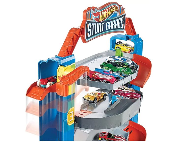 Mattel Hot Wheels City Stunt Γκαράζ Play Set