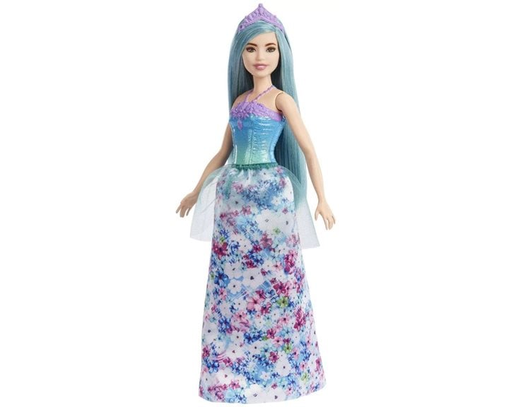 Mattel Barbie Πριγκιπισσα Γαλάζια Μαλλιά HGR16