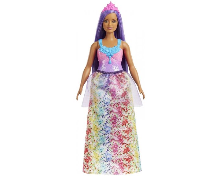Mattel Barbie Πριγκιπισσα Μωβ Μαλλιά HGR17