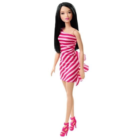 Mattel Barbie Μini Φορεματα Μελαχρινή Ροζ Φόρεμα