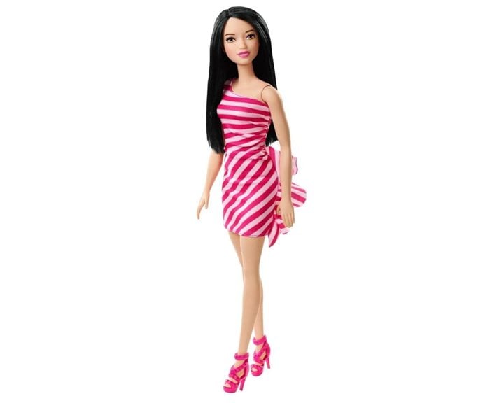 Mattel Barbie Μini Φορεματα Μελαχρινή Ροζ Φόρεμα
