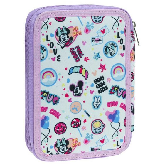 Κασετίνα Gim Διπλή Γεμάτη Minnie Go Lucky 340-41100