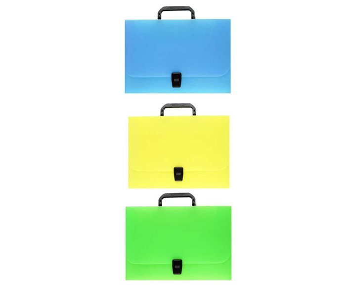 Τσάντα PP Με Χερούλι ErichKrause Neon A4 Assorted Colors 43005
