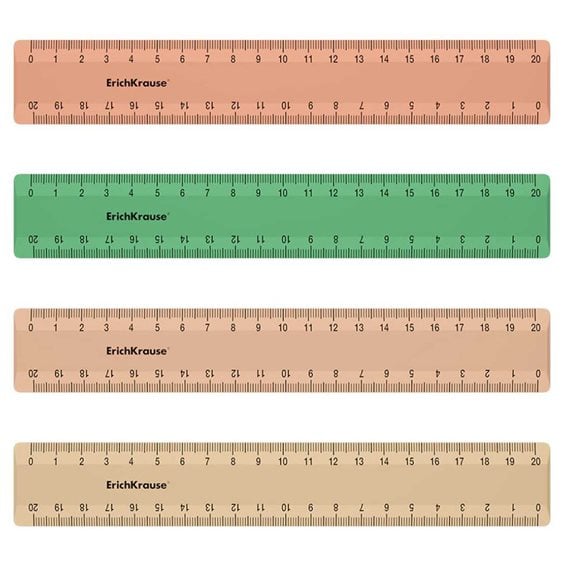 Χάρακας Erichkrause 20cm Powder 55508