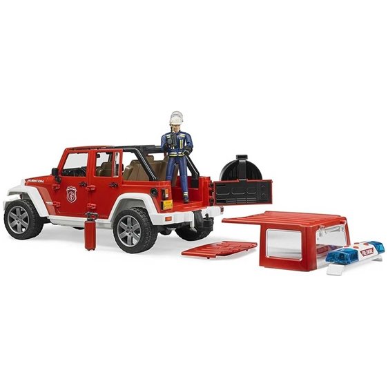 Burder Πυροσβεστικό Geep Wrangler με Πυροσβέστη 1:16 BR002528