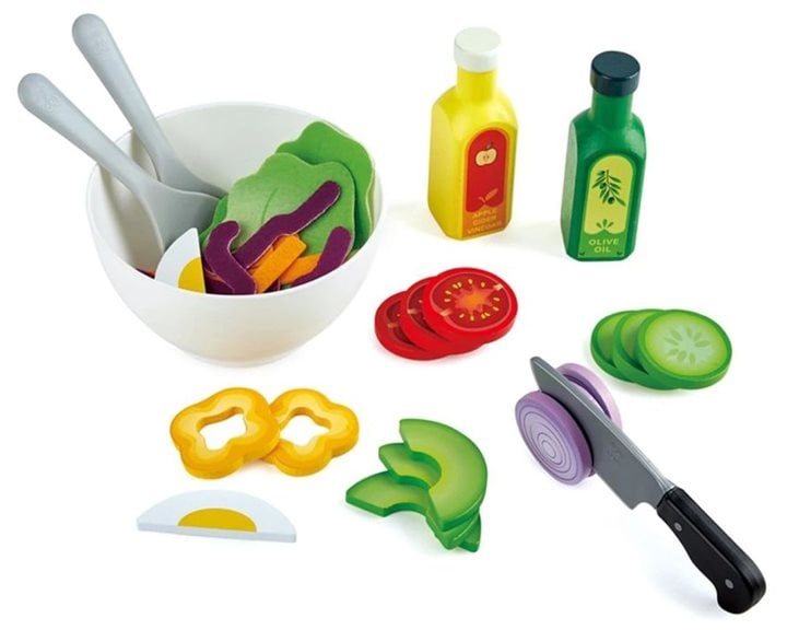 Hape Playfully Delicious Ξύλινο Σετ Σαλάτα Healthy Salad (E3174A)