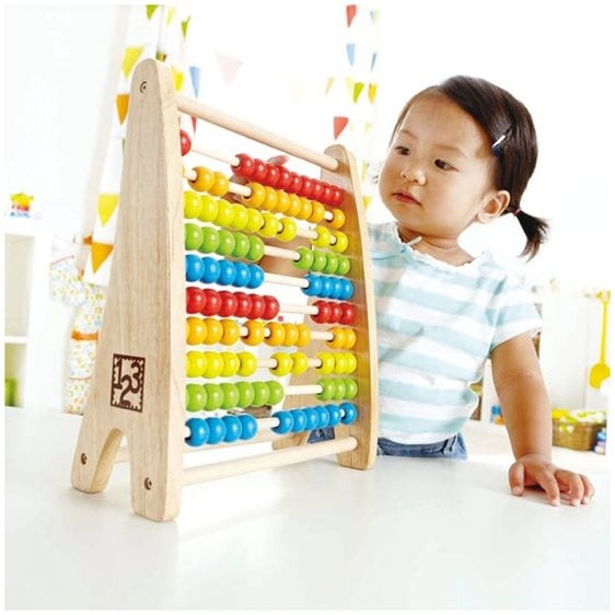 Hape Early Explorer Ξύλινος Άβακας Rainbow Bead Abacus (E0412A)