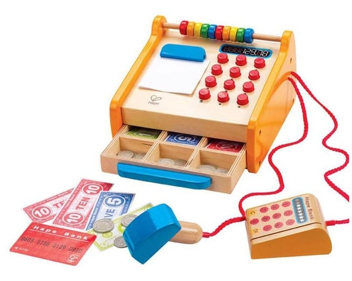 Hape Early Explorer Ξύλινη Ταμειακή Μηχανή (E3121A)