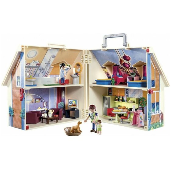 Playmobil Dollhouse Μοντέρνο Κουκλόσπιτο-Βαλιτσάκι 70985