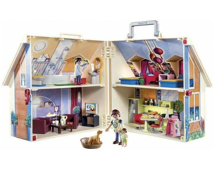 Playmobil Dollhouse Μοντέρνο Κουκλόσπιτο-Βαλιτσάκι 70985