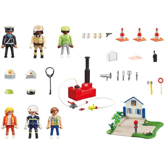 Playmobil My Figures: Πυροσβεστική Διάσωση 70980