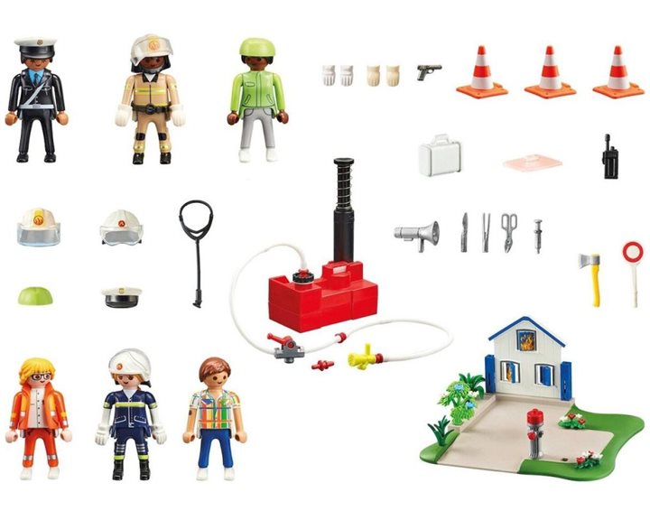 Playmobil My Figures: Πυροσβεστική Διάσωση 70980