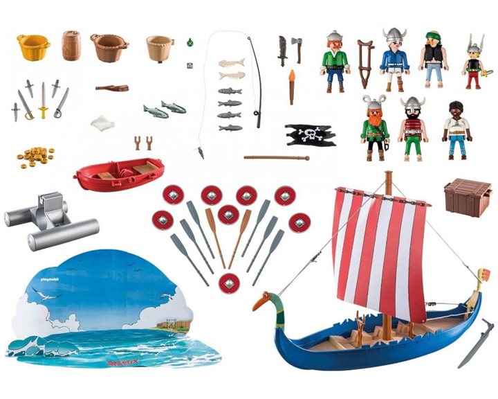Playmobil Asterix: Χριστουγεννιάτικο Ημερολόγιο - Η Γαλέρα Των Πειρατών 71087