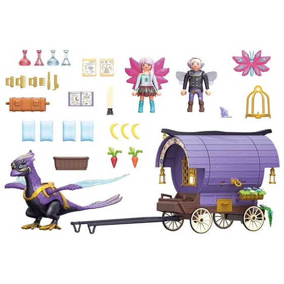Playmobil Ayuma Νεραϊδοάμαξα Με Πουλί-Φοίνικας 71031