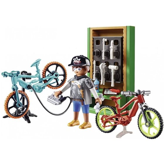 Playmobil City Life Gift Set Συνεργείο Ποδηλάτων 70674