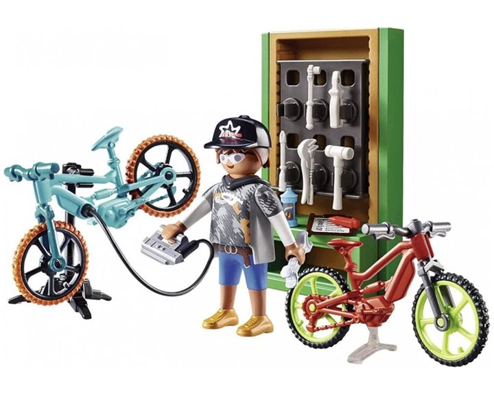 Playmobil City Life Gift Set Συνεργείο Ποδηλάτων 70674