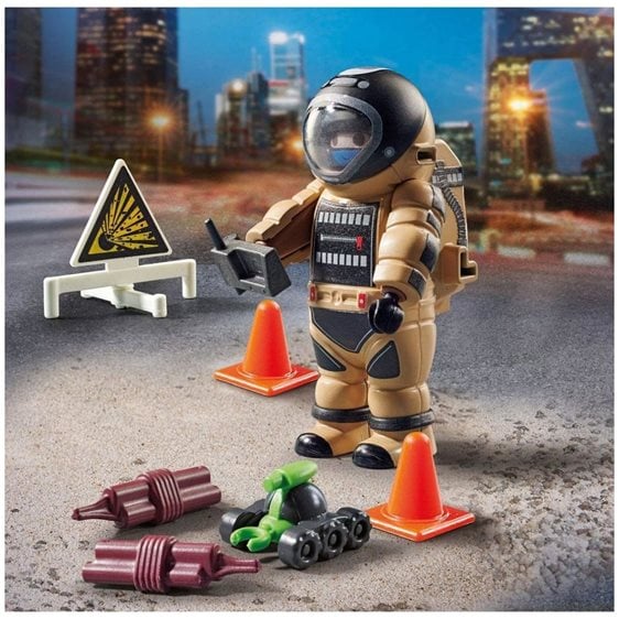 Playmobil Special Plus Operations Agent Πυροτεχνουργός 70600