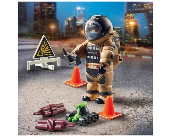 Playmobil Special Plus Operations Agent Πυροτεχνουργός 70600