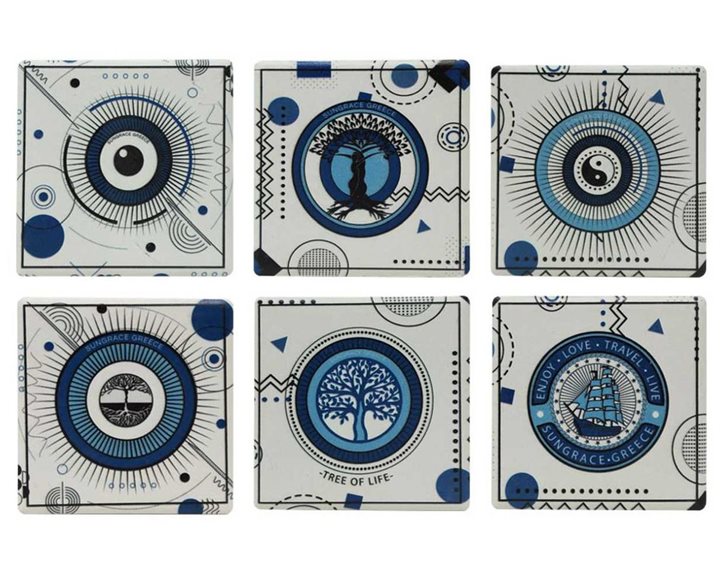 Μαγνητάκι Κεραμικό Sungrace Modern Art Blue Eye SG20-47