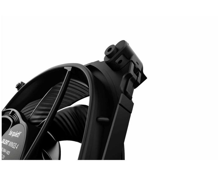 BEQUIET FAN SILENT WINGS 4 140MM PWM HIGH-SPEED BL097, 1900RPM, 78,4CFM/133,2M3/H, 29,3 dB, Lifespan 300000h, BLACK, 5YW.