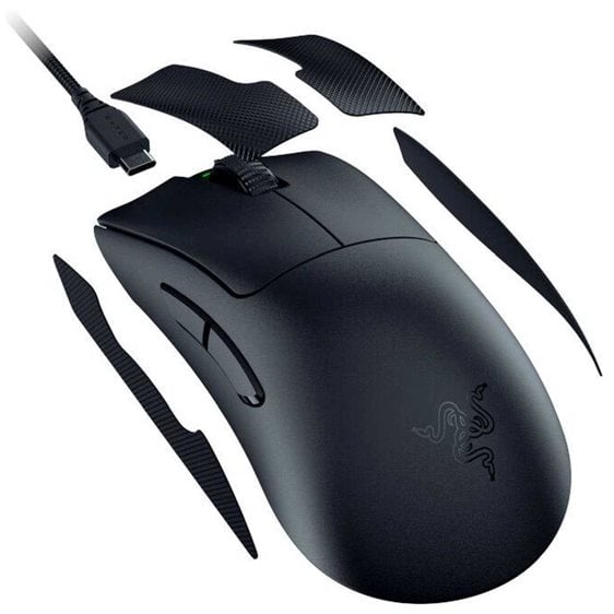 Razer DEATHADDER V3 PRO BLACK - 64g Wireless Gaming Mouse - Ergonomic - 90 Hours Battery - 30K DPI