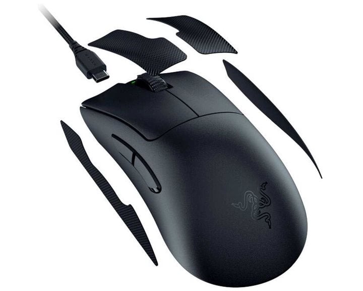 Razer DEATHADDER V3 PRO BLACK - 64g Wireless Gaming Mouse - Ergonomic - 90 Hours Battery - 30K DPI