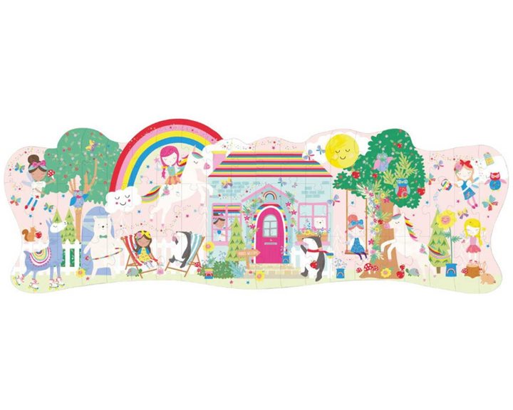 Παζλ Floss Rock 60τμχ Rainbow Fairy με 16 Pop Out Φιγούρες 43P6368