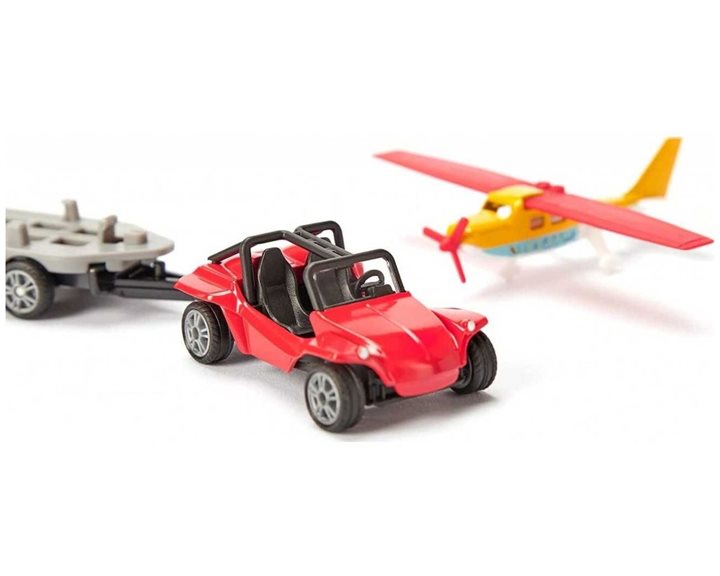 Siku Αυτοκινητάκι Buggy με Τρέιλερ και Αεροπλάνο 50/HK SI001696