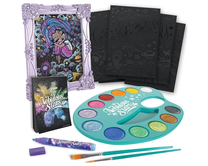 Nebulous Stars Pitch Black Art Set 11207