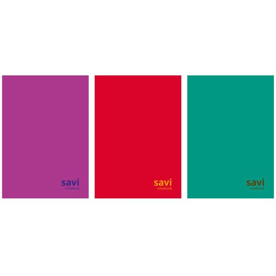 Τετραδιο Καρφίτσα Ριγέ 17χ25 80γρ. 48φ. Savi Basic