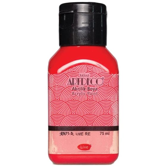 Artdeco 75 ml Ακρυλικό Flame Red 3015