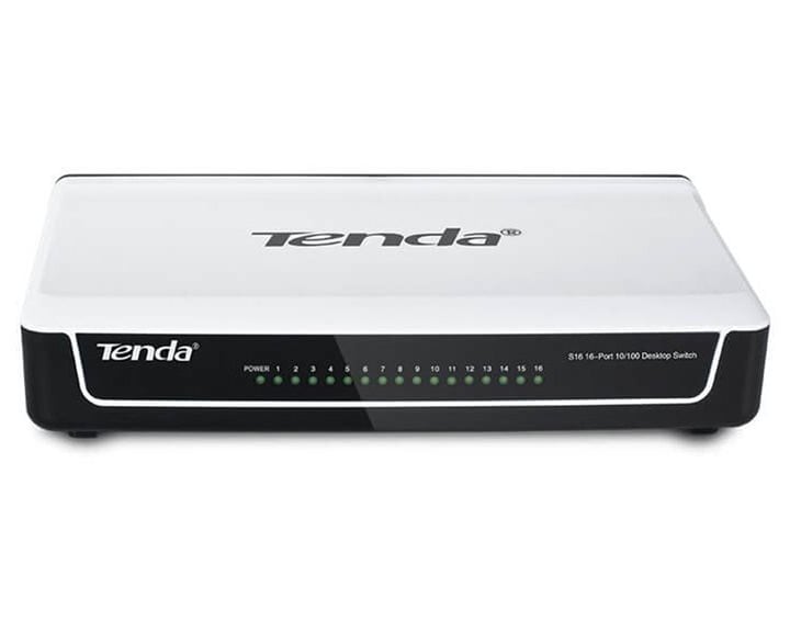 TENDA 16-PORT 10/100 DESKTOP SWITCH