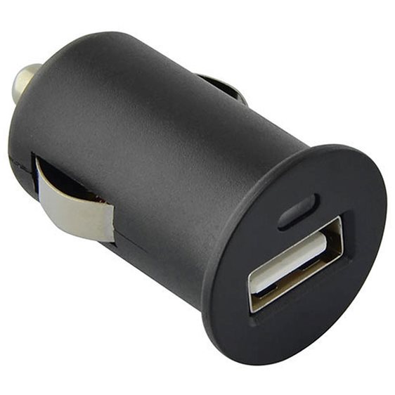 LAMTECH SINGLE USB CAR CHARGER 1A BLACK