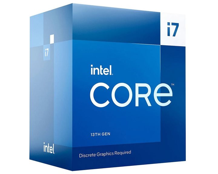 INTEL CPU CORE i7 13700F, 16C/24T, 2.10GHz, CACHE 30MB, SOCKET LGA1700 13th GEN, BOX, 3YW. BX8071513700F