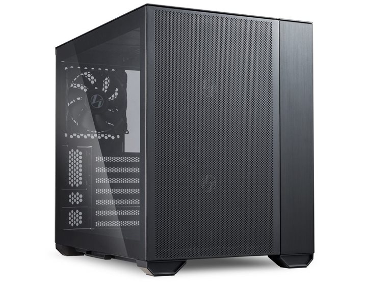 Lian Li O11 AIR MINI Black PC Case ATX / M-ATX with 3 standard Fans (front 120mmx2, rear 120mmx1) Me
